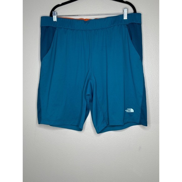 The North Face Other - The North Face Shorts‎ Athletic Mens XXL Performance Stretch Aqua Teal Orange